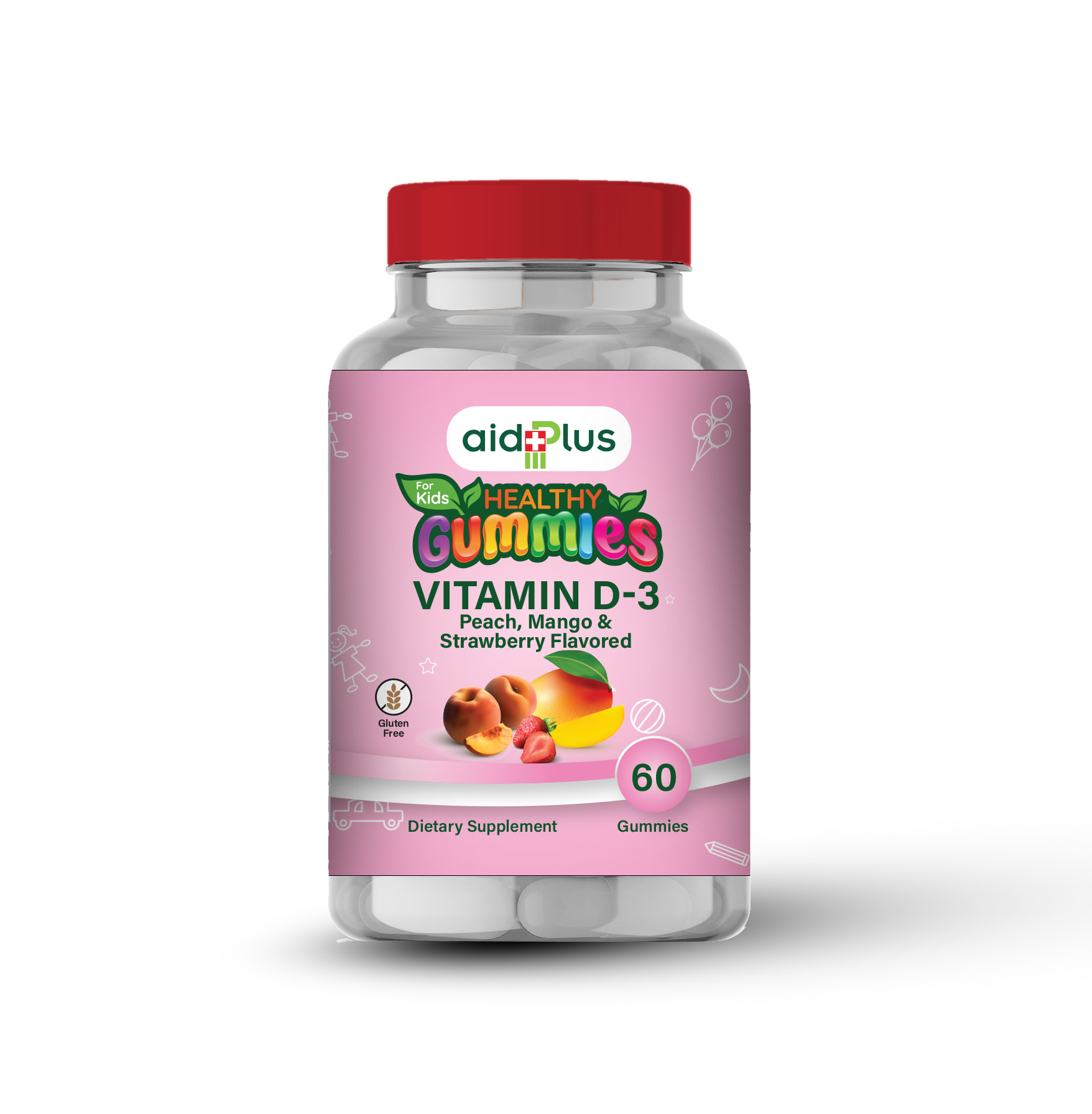 Picture of AID PLUS KIDS D3 GUMMY 60's